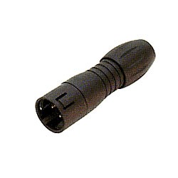 Binder Kabelstecker schwarz 2,5 - 4 mm Serie 720